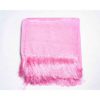 Aso Oke Silk Wrapper 100606 Baby Pink