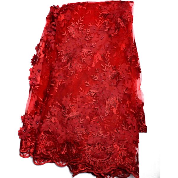 3d lace (100608) wine red